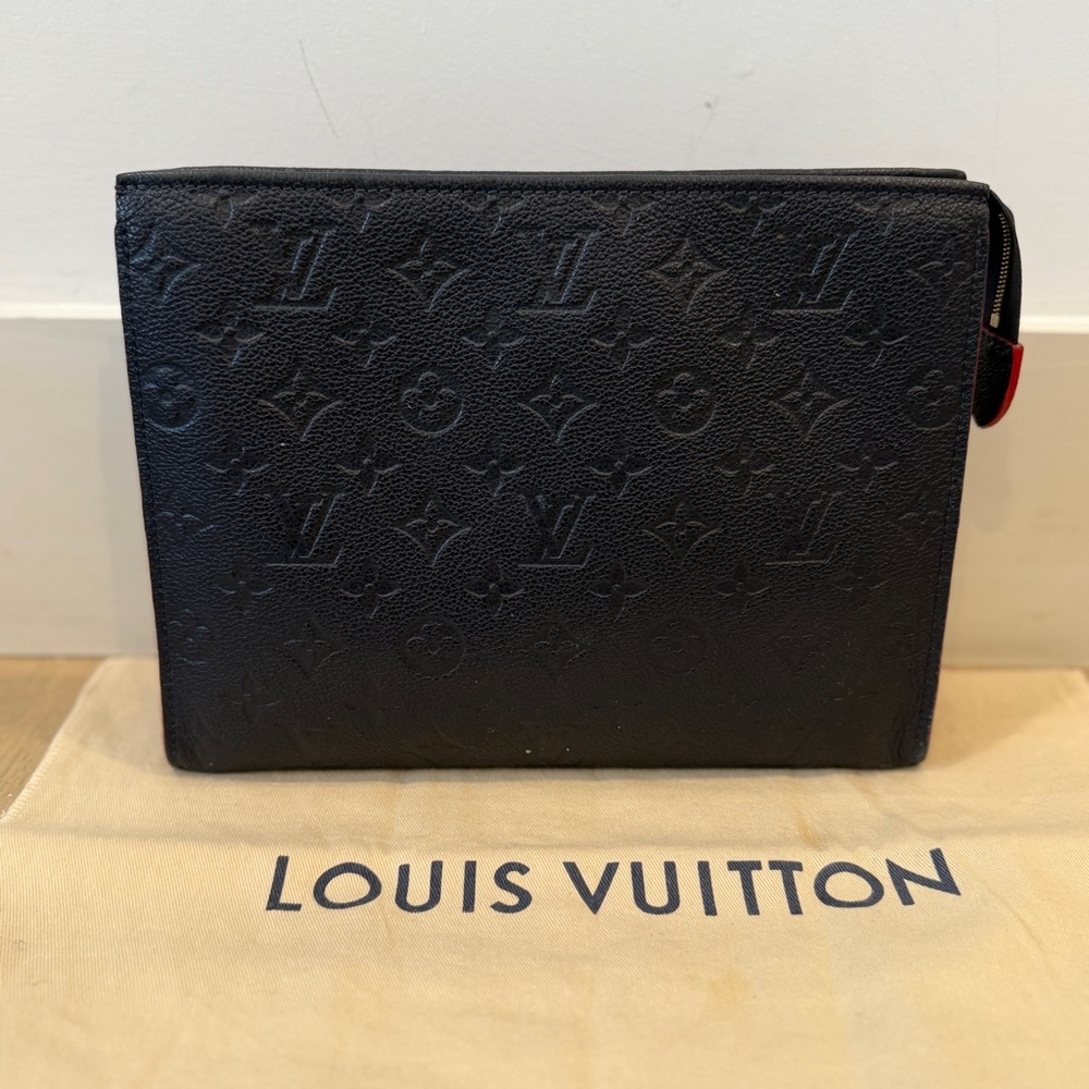 Louis Vuitton Pochette Toilette 26 - Monogram Empriente in Marine